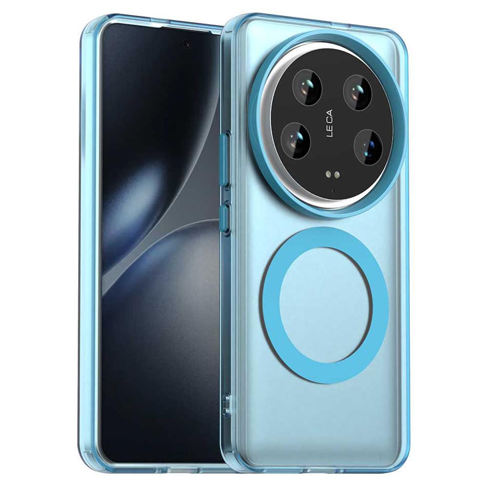 For Xiaomi 14 Ultra Case Compatible with MagSafe PC+TPU+PET Anti-Drop Phone Cover