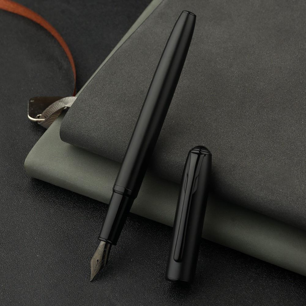 Luxury Pen, Black Pen, Primary School Student Writing Ink Bag, Ink Set, Gift Box Carving