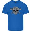 Engine Skull Mechanic Car Biker Motorbike Unisexs Light Cotton TShirt