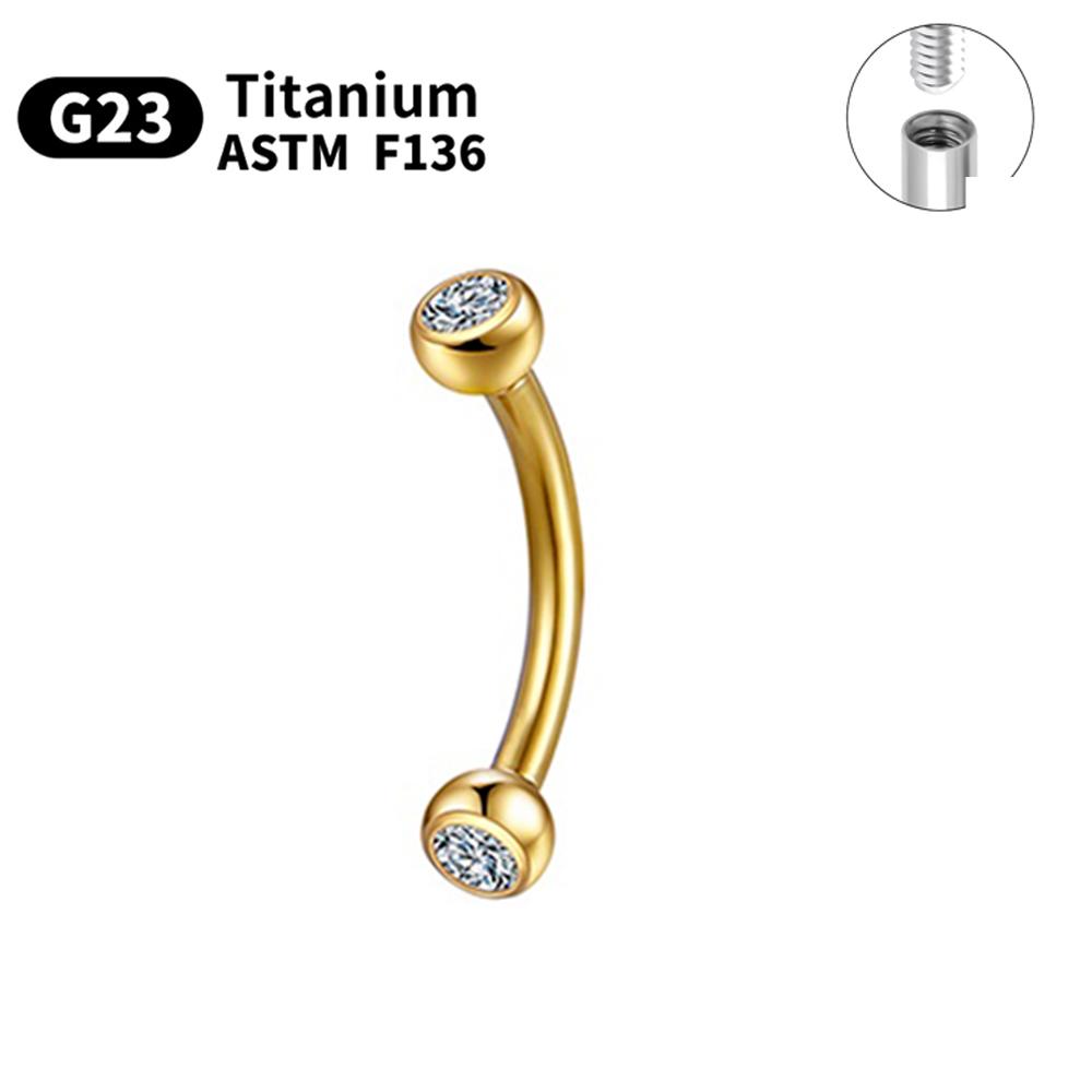 1/5/10pcs G23 Titanium Piercings Labret Stud Lip Nose Piercing Kit Eyebrow C Rod Body Jewelry ASTM-F136 Cartilage Earring