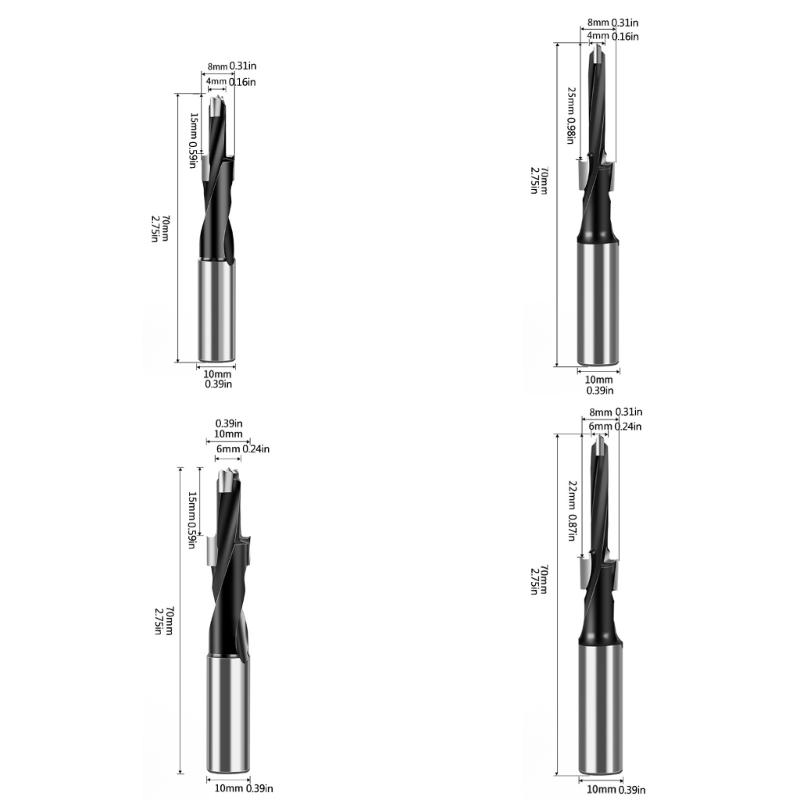 Efficient High Strength Alloy Step Drill Bit for Professional Woodworkers & Home Improvement Enthusiasts Comfortable Use