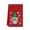 Christmas gift hanging kitchen towel hand wipe absorbent towel household bathroom cartoon hanging towel cleaning rag