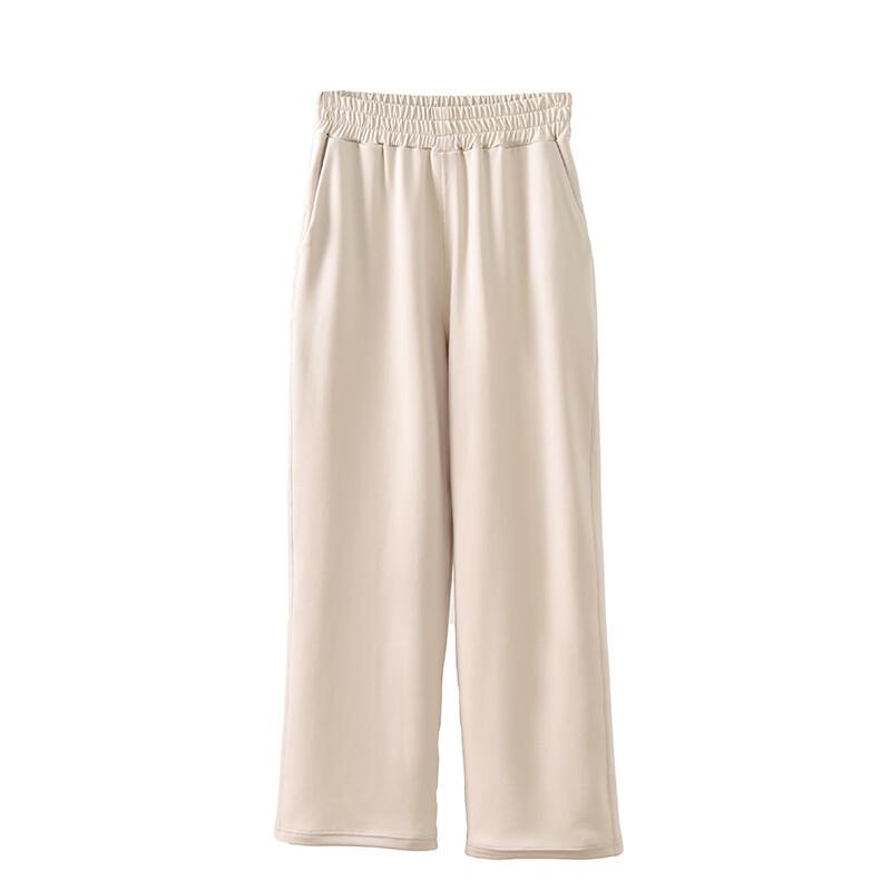 Han Mian Jiang Women s Minimalist Loose Wide-Leg Pants M