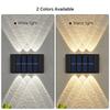 Solar LED Light, Outdoor Waterproof Wall Lamp, Dusk to Dawn Fence Lighting for Summer Garden Yard Porch Walkway Camping Home