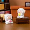 Charming Sheep Cartoon Collectible Figures In Six Designs For Whimsical Home Accents