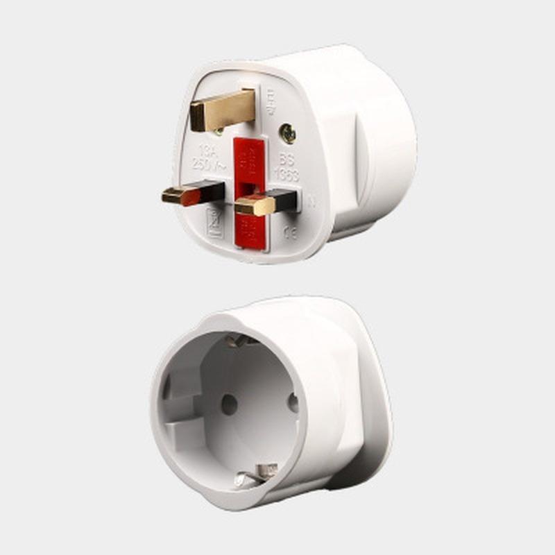 Multifunctional EU Euro European To UK Plugs Adapter Power Converter Plugs 2 Pin Socket Travel 250V 13A Universal Adaptor