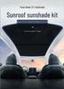Tesla Model 3/Y Sunroof Sunshade: Heat Insulation & Sun Protection Roof Cover