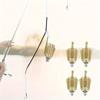 Bait Cage Fishing Feeder Set - Weighted Long Cast Carp Fishing Accessories, No Assembly Required, Non-Electronic