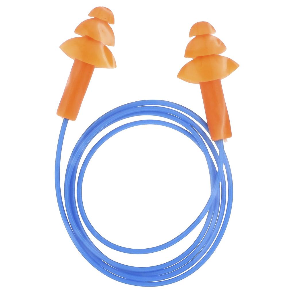 Reusable Wired Earplugs, 25 Pairs