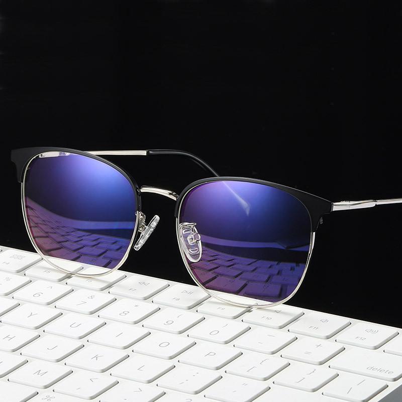 Unisex Eyebrow Eyeglasses Frame Optical Glasses Frame Unisex Retro Prescription Spectacles Frame High Elastic Frame Temple9123