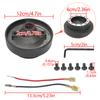 Car Modification Steering Wheel Quick Release Device Suitable For BMW E46 MOMO OMP Steering Wheel 20mm 6-Hole With 54 Gears