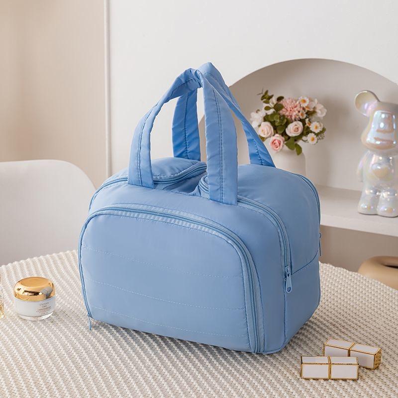 Cartoon Pattern Cute Portable Lightweight Makeup Bag Women's Travel Storage Bag Handheld Organizer Cosmetic Pouch Wash Bag