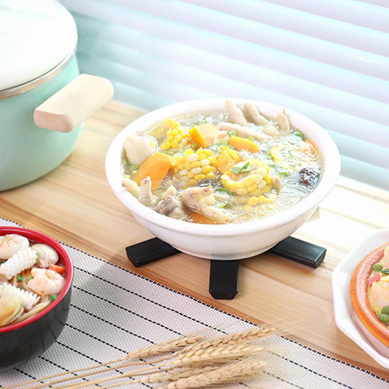 Creative Folding Heat Insulation Pad Placemats Hot Pot Holder Flame Retardant Pot Mats Non-Slip Coaster Pad Kitchen Accessories