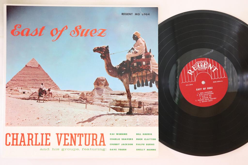 LP Record CHARLIE VENTURA  East Of Suez MG6064 REGENT US Jazz Used