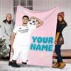 Customiz Name Personality Jude Bellingham Blanket Soft&Warm Office Bed Travel Lunch Break Blanket,Gift All Seasons