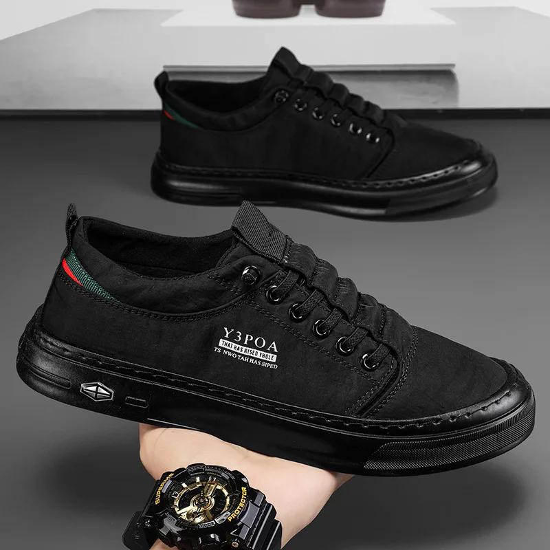 Fashion Luxury Men Running Shoes Skateboard Breathable Comfortable Loafer Casual Sneakers Men Canvas Shoes Tenis Masculino Footwear Male