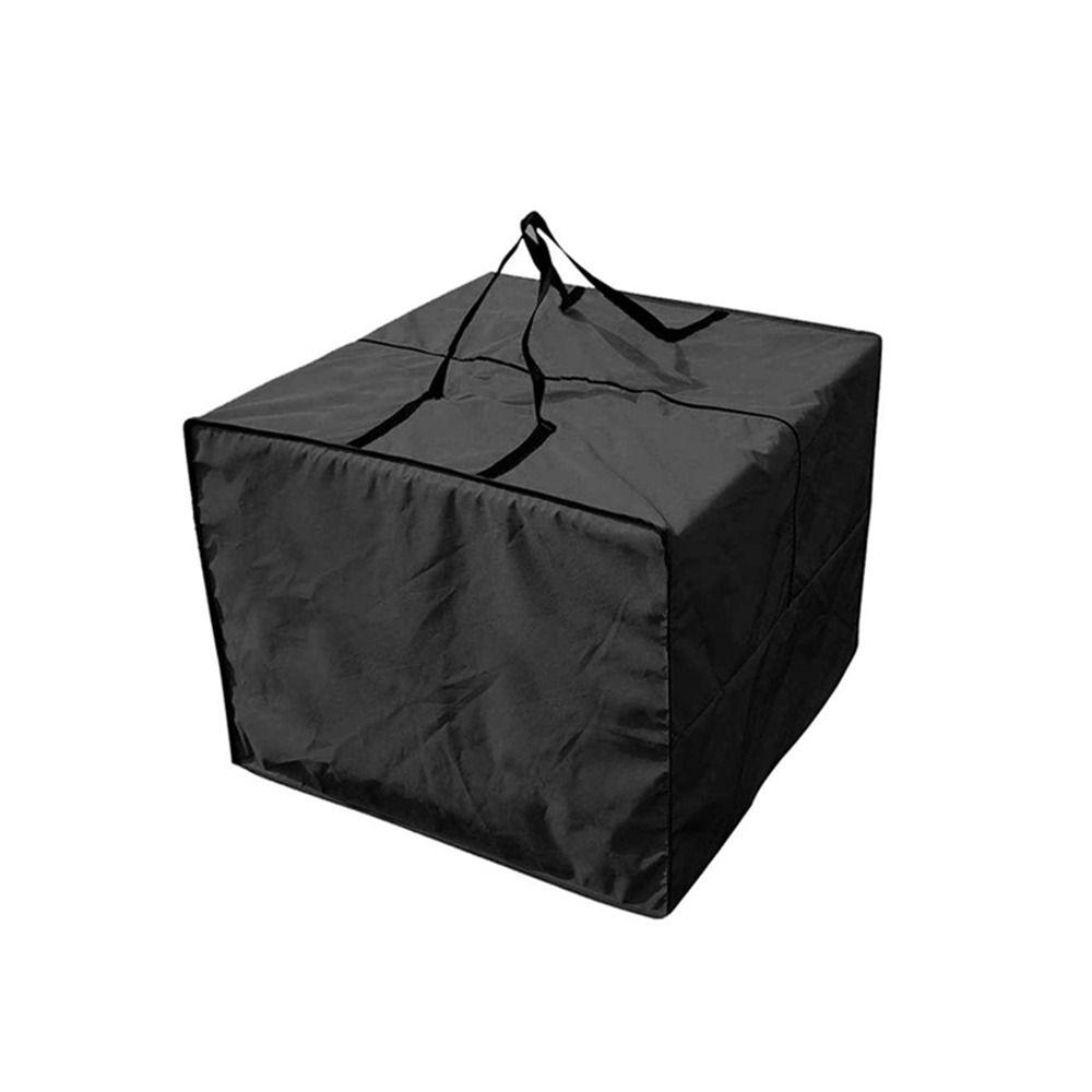 Square Cushion Storage Bag Black Chair Cover Storage Bag Multifunctional Quilts Storage Bag  Toys