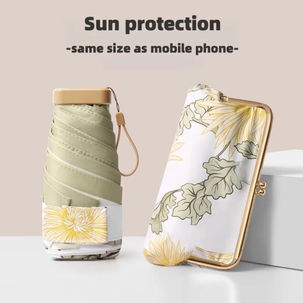 Mini slunečník s UV ochranou Dvojí použití Kapesní kapslový deštník Kreativní slunečník Léto