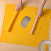 3-teiliges Set: Antihaftbeschichtetes Silikon-Knet-, Roll- und Hackpad zum Backen