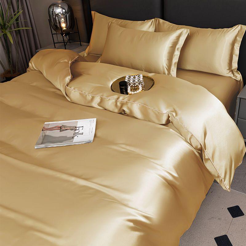 Pure Satin Silky Bedding Set Luxury