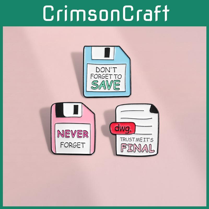 Vielseitige und lustige Cartoon-Brosche Qhxz2682-2684 Bunter Legierungsanstecker für Winter 2024 Stil