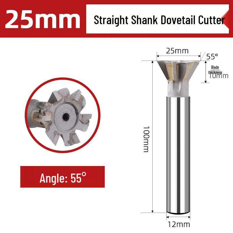 

Carbide Straight Shank Dovetail Milling Cutter