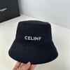 Cotton Letter Embroidered Fisherman Hat With Sun Protection For Women And Men Summer 2024