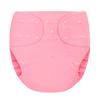 LittleForBig Adult Diaper Cover [Comfortable Diaper Cover] Adjustable Waist and Length, Solid Color with Snaps, Leak-Proof, Breathable, Washable, Pink
