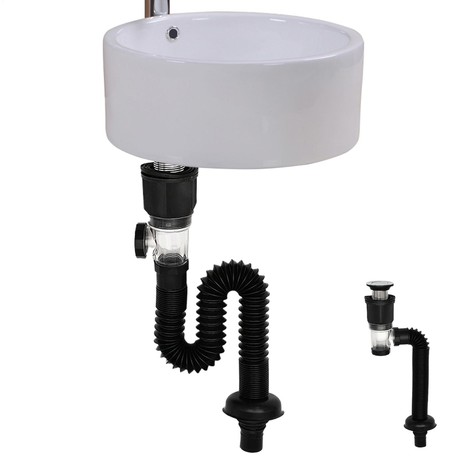 

Flip-Top Flexible Sink Drain Pipe Set Retractable Deodorant Drainage Tube Basin Installation For Bathroom Kitchen Accessories CHINA