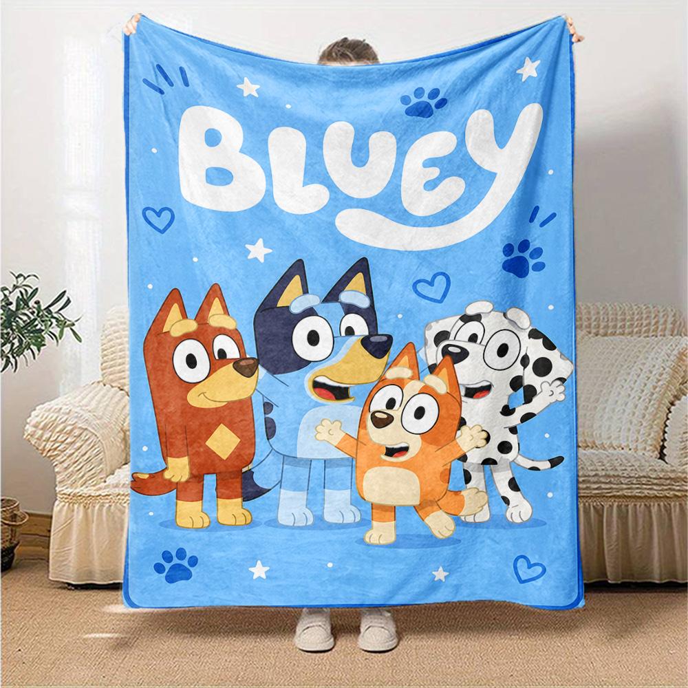 Bluey Blanket Durable Comfort Perfect for Office Chair Chair Bed for All Occasions Warmthful Decor Ideal Gift For Birthday Valentine'S Day