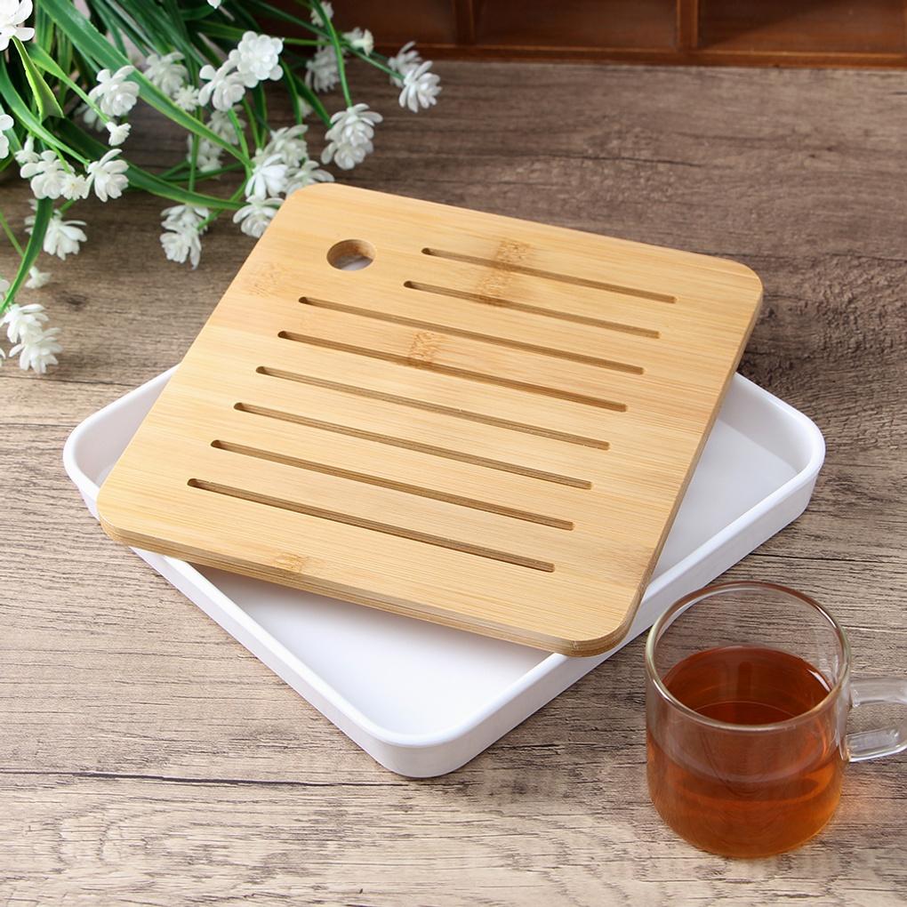 Square Tea Tray (20cm) Drainer Tea Ceremony Tea Table
