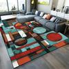 Elegant Abstract Art Light Luxury Carpet Soft Non-Slip Washable Floor Mat for Living Room Sofa Bedroom Home Decor Area Rug