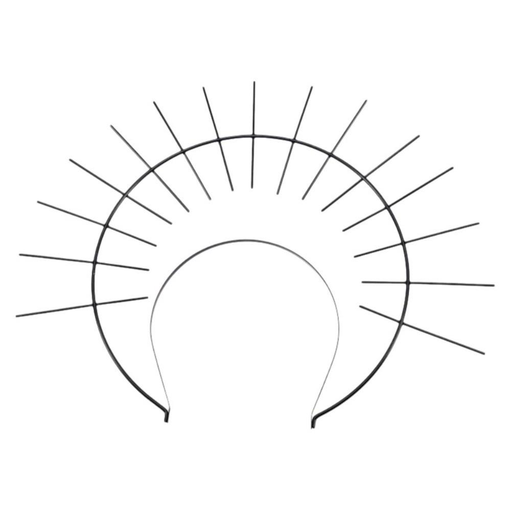 Lolita Spiked Headpiece Gothic Renaissance Cosplay Headband Women Halo Sun Crown  Birthday Party