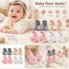 1 Paie Breathable Fabric Baby Floor Sock Anti-Slip Sock  Crawling Standing Early Walking