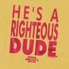 Ferris Bueller's Day Off Unisex Adult Righteous Dude T-Shirt
