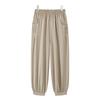 High-Waist Summer 3/4 Length Pants for Women