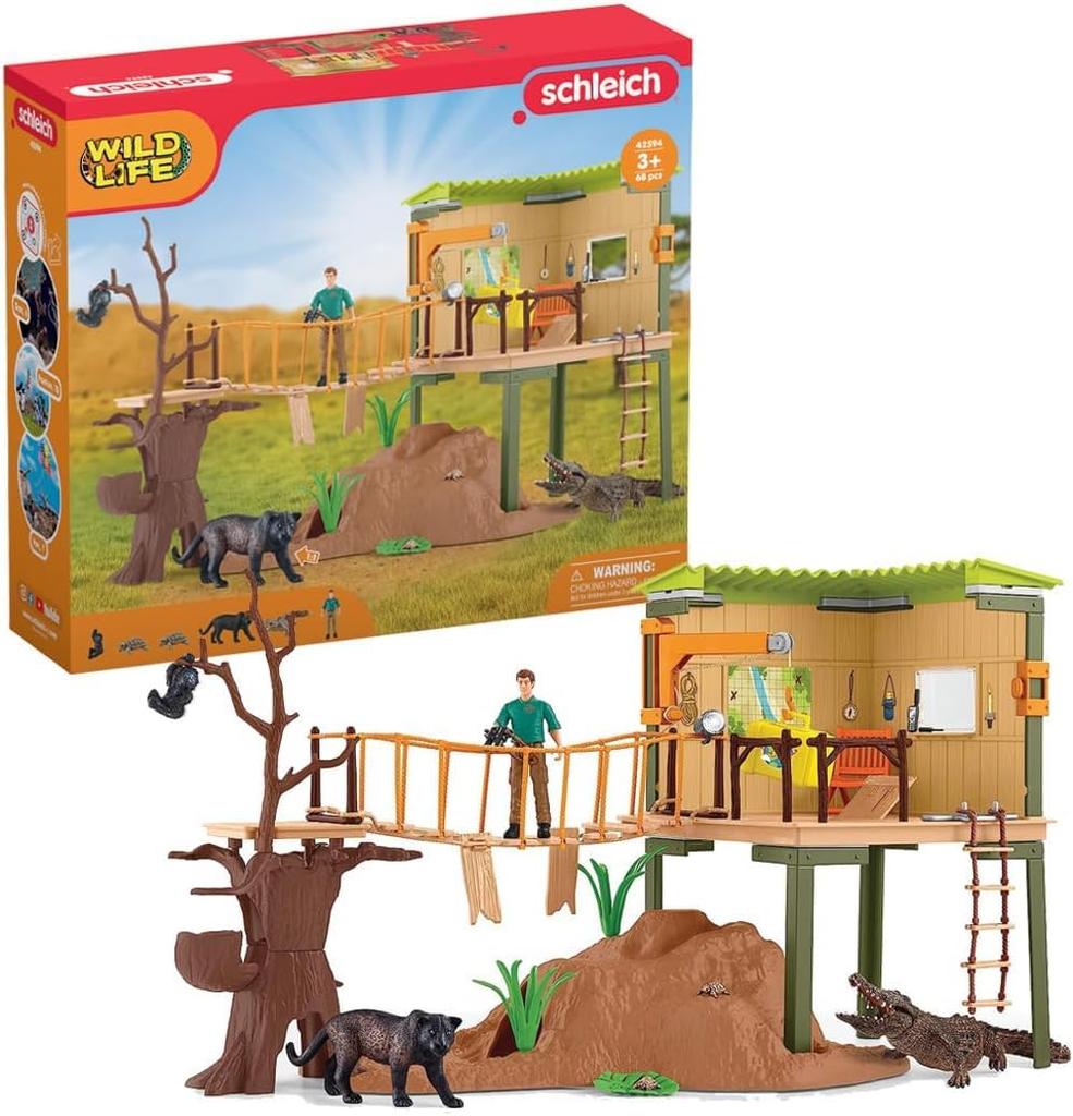 Schleich Wildlife Jungle Base Camp 42594