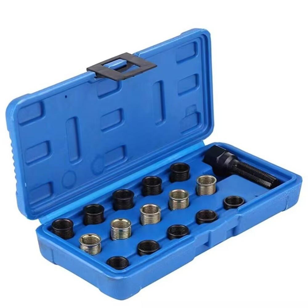 16PCS M16x1.25 Tap Spark Plug Thread Repair Kit  Spark Plug Thread Repair