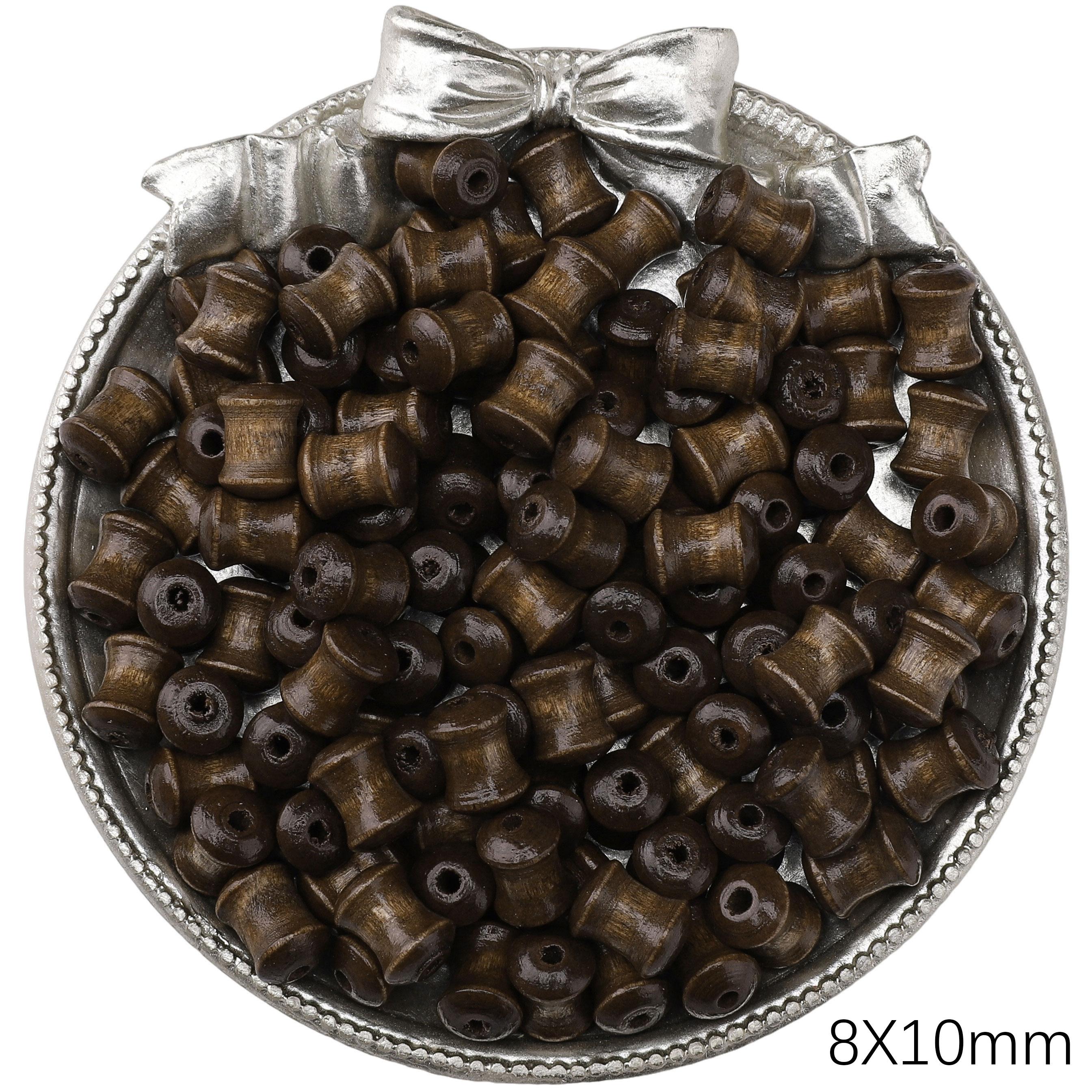 

Деревянные круглые бусины для изготовления украшений своими руками, браслетов, ожерелий Bamboo node 8x10mm 20pcs