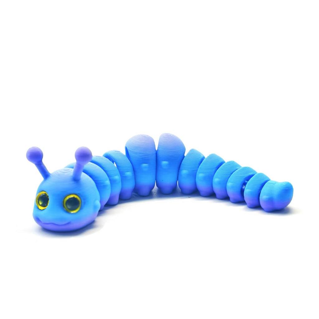 3D Printed Movable Caterpillar Decompression Toy Ornament