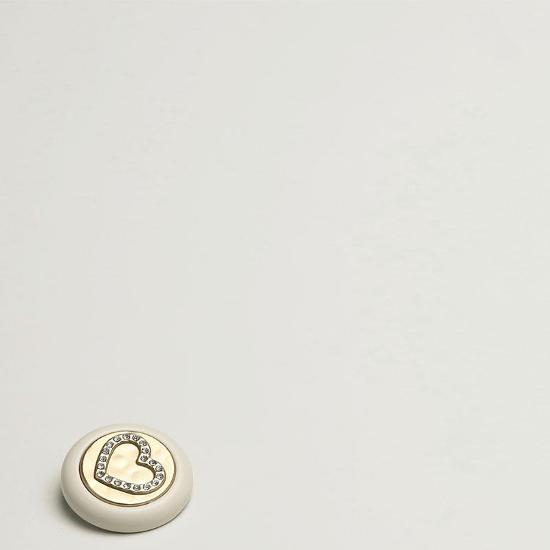 

Смола Двойное заклинание Любовь Пуговицы с бриллиантами Женская куртка-свитер Xiaoxiang Двусторонняя нейлоновая куртка Пуговицы для одежды 2 #[17.5mm Love Diamond Gold Surface White Edge]