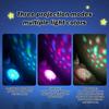 Kid Sleep Soother Pillow Newborn Sleep Aid Sound Machine Starry Projector Stuffed Animal Plush Toy Musical Soother Plush Cuddly
