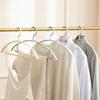10pc Unmarked Anti-slip Clothes Hanger  Dormitory Bed Clothes Hanger Household Thick Clothes Stand Adult Plastic Clothes Support  Clothes Drying Rack