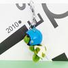 Fashion Lovely Plush Helmet Turtle Keyholder Cute Animal Keychain Bag Charm Pendant Toy Car Keyring Jewelry Party Gift