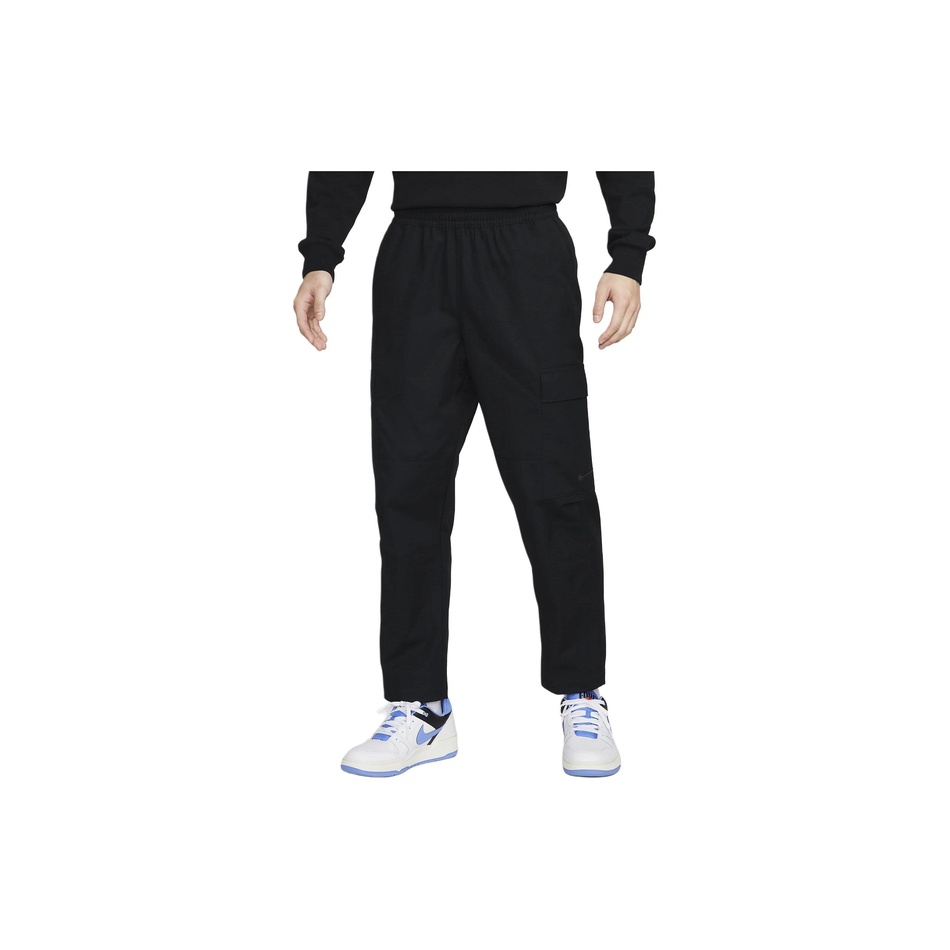 Мужские брюки-карго Nike Черные Умеренные FZ4731-010 S
