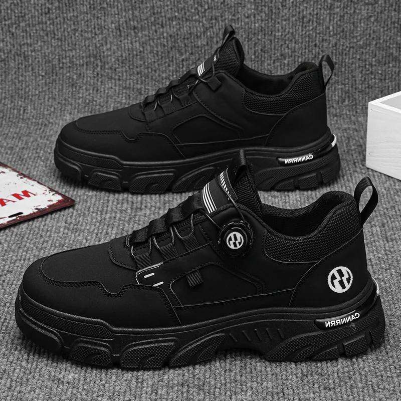 Fashion New autumn breathable casual sports shoes for comfortable jogging, thick soled white shoes for men, vulcanized shoes