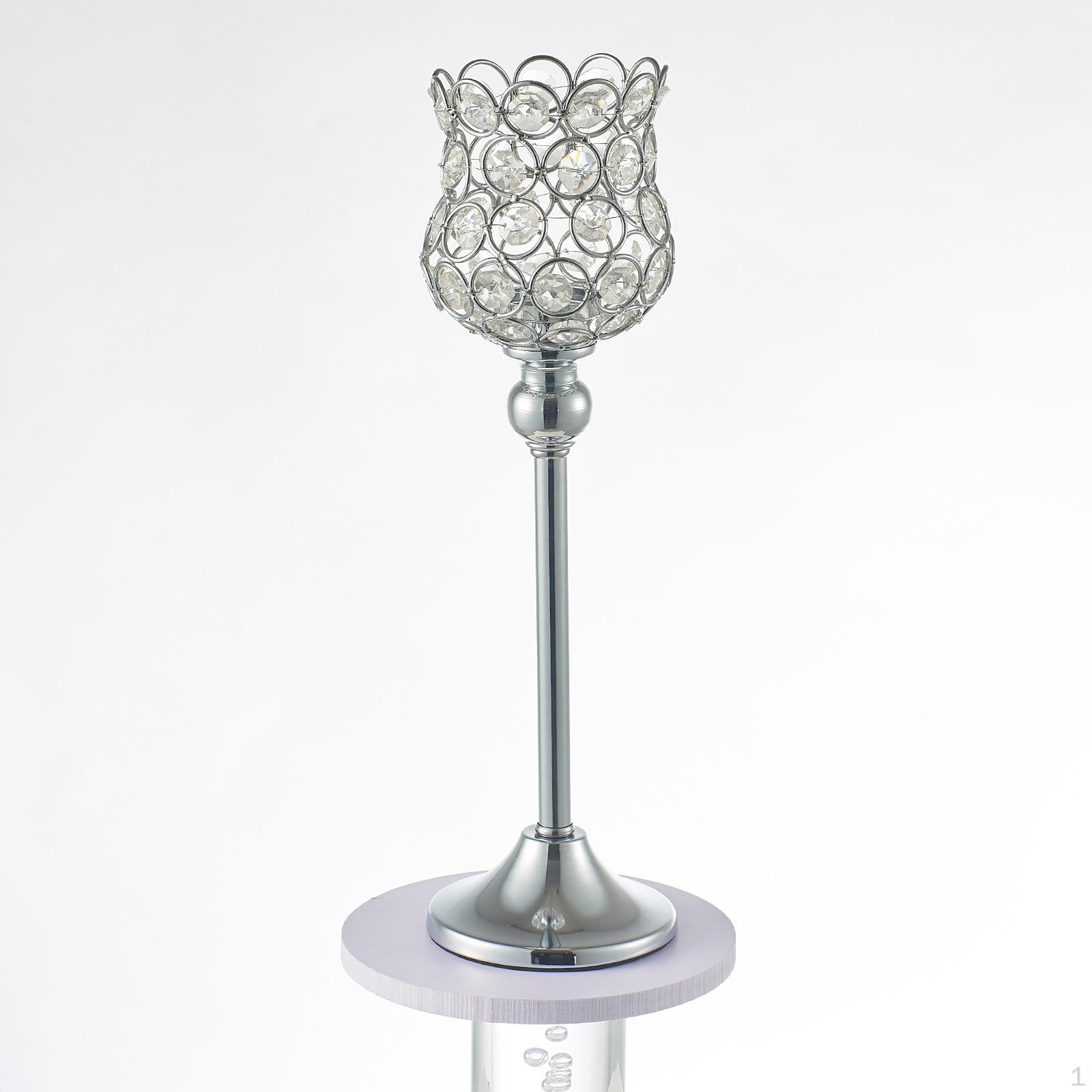 Crystal Holder Candelabra s for Centerpiece 32cm