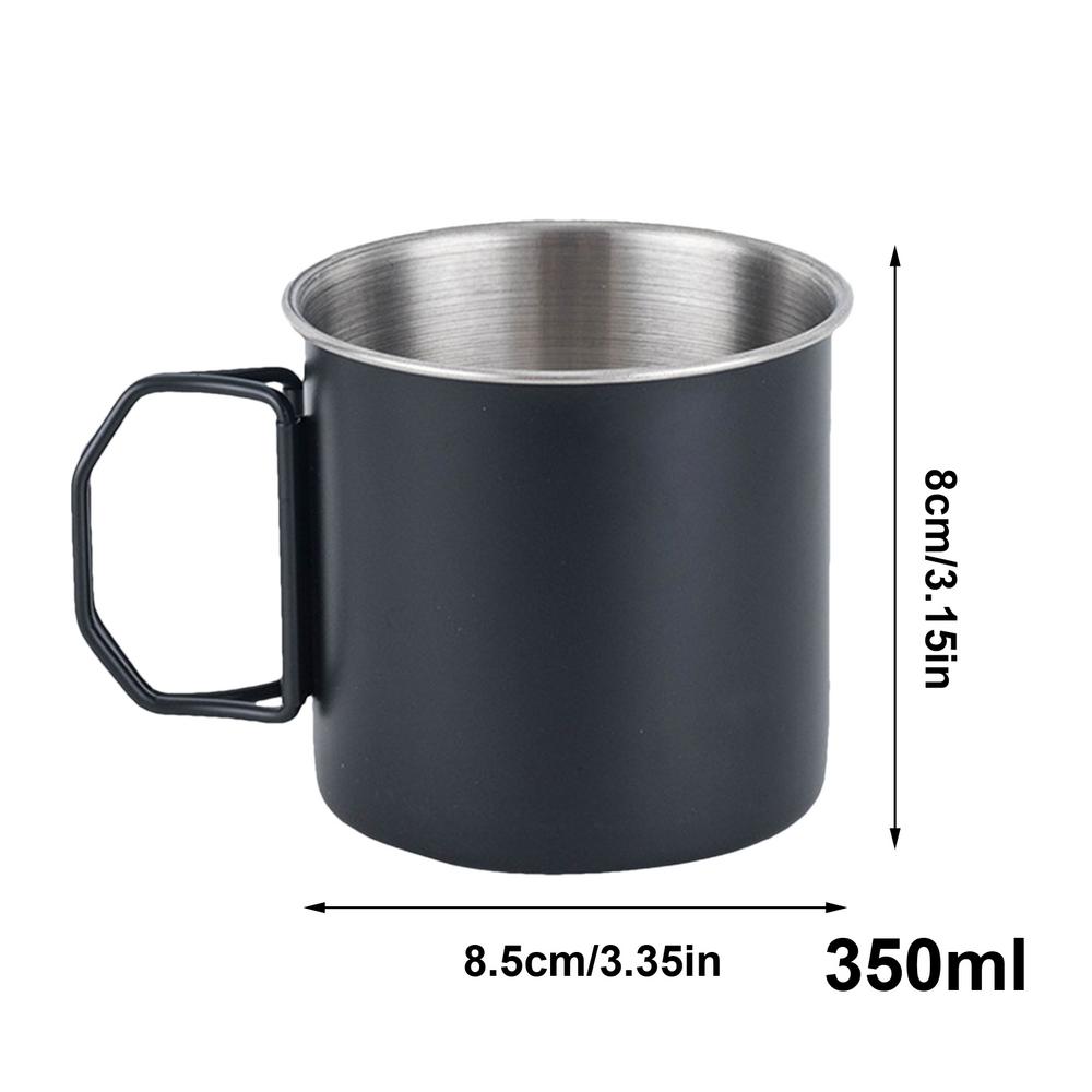 Camping Mug Stainless Steel Cup Tourist Tableware Picnic Utensils Outdoor Kitchen Equipment Travel Cooking set outdoor Hiking
