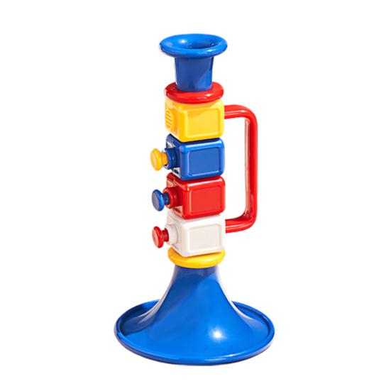 

Детская труба игрушка для малышей мальчиков девочек пластиковая цветная труба классическая музыка обучение для начинающих раннее образование портативные музыкальные инструменты игрушка синий