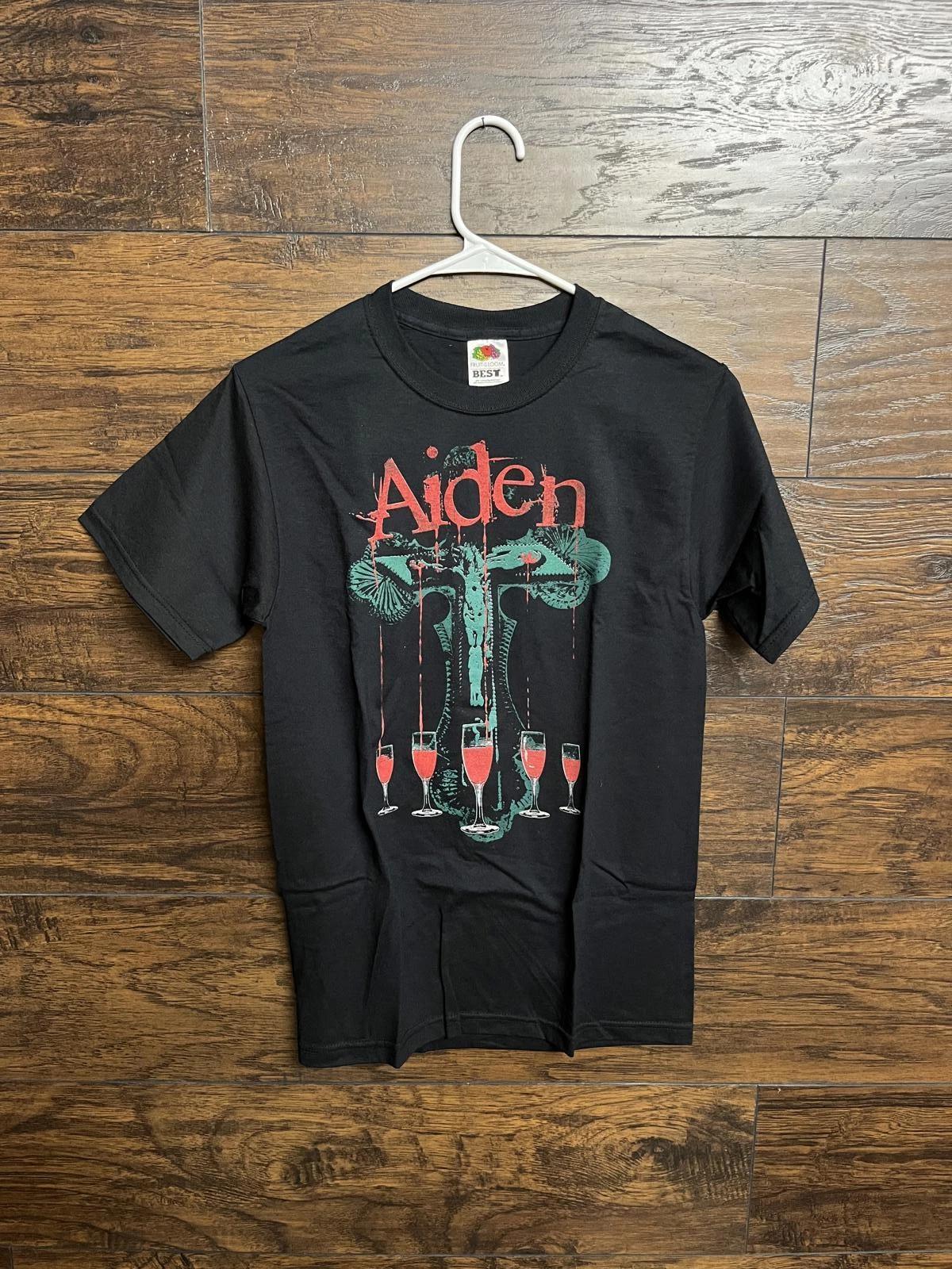 

Футболка Aiden Stigmata Кровоточащее Вино Футболка Группы 4XL